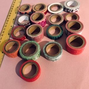 17 pc Variety of Washi Tape